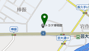 トヨタ博物館ミュージアムレストラン AVIEW(アビュー)の地図画像