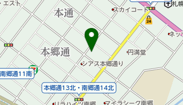 東白石児童会館の地図画像