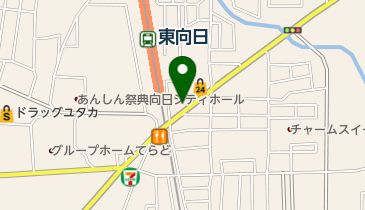 京都花糀の地図画像