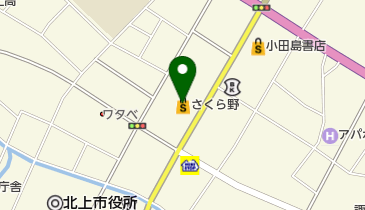 趣味と雑貨 オリーブの木 ツインモールプラザ さくら野百貨店北上店の地図画像