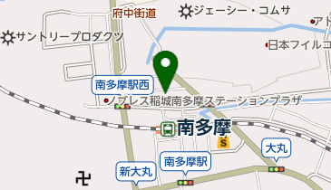 江川亭 南多摩店の地図画像