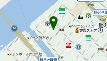 東京インターナショナルスクール 勝どきキンダーガーテンの地図画像