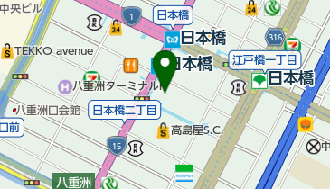 日本橋高島屋SC 新館の地図画像