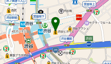 POLA(ポーラ) 渋谷ヒカリエShinQs店の地図画像