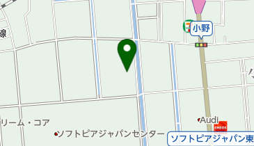 ベジファームおおがきの地図画像