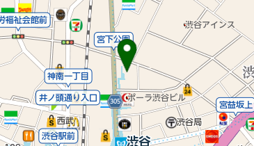 渋谷メトロプラザの地図画像