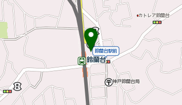 神戸市北区役所の地図画像