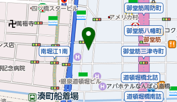 メンズ脱毛VIXX(ヴィックス) 心斎橋店の地図画像