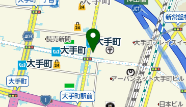 福園 大手町店の地図画像