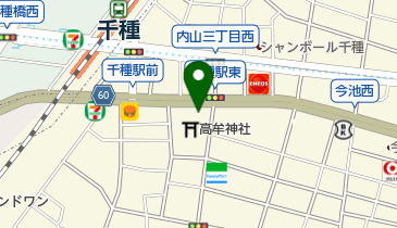 咲串 おかげ屋 千種駅前店の地図画像
