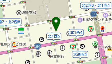 日本赤十字社 北海道支部の地図画像
