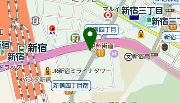 ゴリラクリニック 新宿本院の地図画像