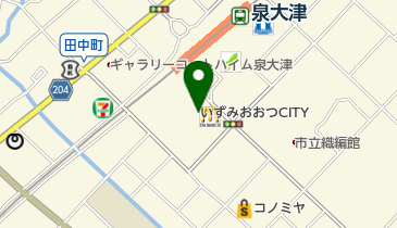 ヤマハミュージック アルザ泉大津センターの地図画像