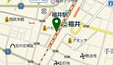 スーパープリズムマートの地図画像
