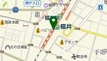 福井信用金庫 JR福井駅ATMの地図画像