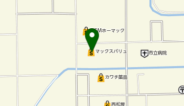 マックスバリュ 寒河江西店の地図画像