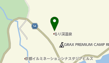 シナスタジアヒルズ 京都イルミネーションの地図画像