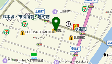 ゆとりの空間 鶴屋百貨店の地図画像