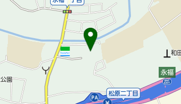 杉並区永福体育館の地図画像