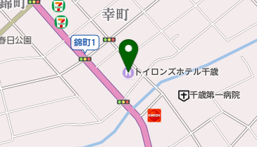 トイロンズホテル千歳の地図画像