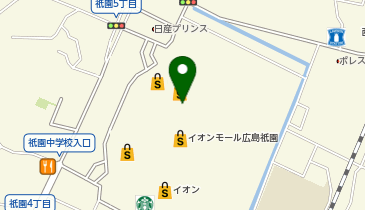 KOI The(コイ ティー) イオンモール広島祇園店の地図画像