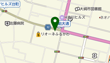 やきとりセンター 古川駅前店の地図画像