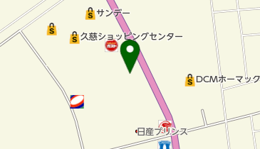 ジェームス 久慈店の地図画像