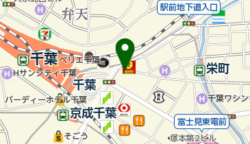 てけてけ JR千葉駅前店の地図画像