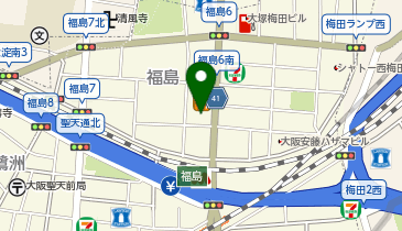 nail salon TN(ネイルサロンティーエヌ) 大阪福島店の地図画像
