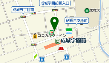 バーガーキング 成城学園前店の地図画像