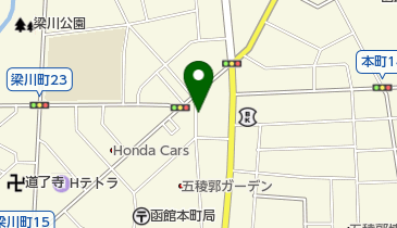 北海道しゃぶしゃぶポッケ 函館店の地図画像