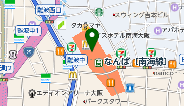 金子眼鏡店 なんばスカイオ店の地図画像