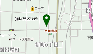 京都ボルダリングパーク ロシェ・桃山の地図画像