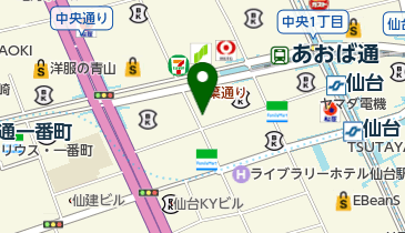 大衆酒場 BEETLE(ビートル) 仙台の地図画像