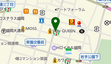 the five morioka(ザ ファイブ モリオカ)の地図画像