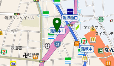 KKCウエルネスなんば健診クリニックの地図画像
