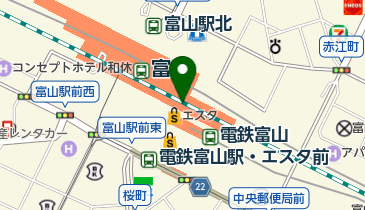 袋もんや 木倉や きときと市場とやマルシェ店の地図画像