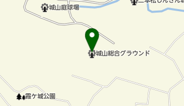 城山総合グラウンドの地図画像