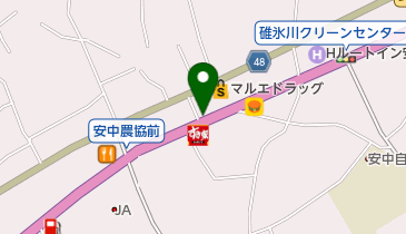 宅配クック123 安中杉並木店の地図画像