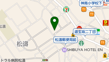 東急百貨店健康保険組合の地図画像