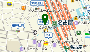 ツアーバスカウンター 新幹線地下街エスカ店の地図画像