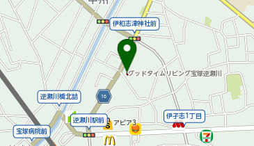 グッドタイム リビング 宝塚逆瀬川の地図画像