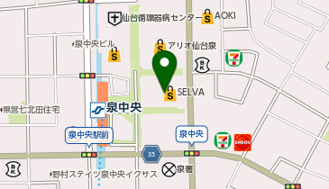 ミルフローラ 仙台セルバの地図画像