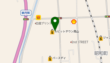 Dear(ディア) パティズ高山店の地図画像