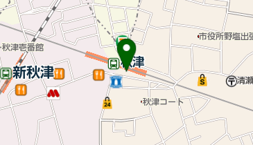 九州屋 エミオ秋津店の地図画像
