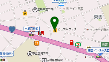 ピュアークック東雲店の地図画像