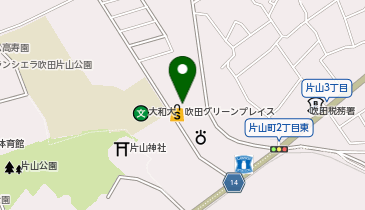 スタジオキャラット・振袖ラブリ 吹田グリーンプレイス店の地図画像