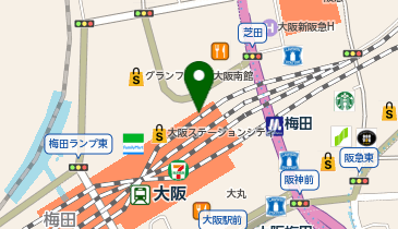 鶏三和 ルクア大阪店の地図画像