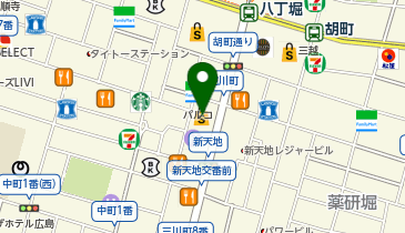 エステティック ミス・パリ 広島PARCO店の地図画像