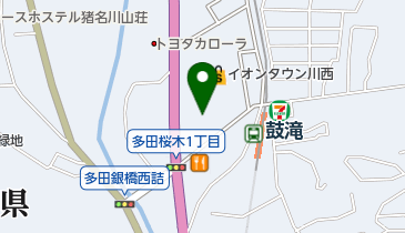 イオンタウン川西の地図画像